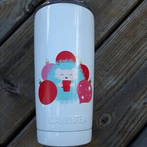 Davids Tea Metal Tumblr Hedgehog Travel Cup CUTE
